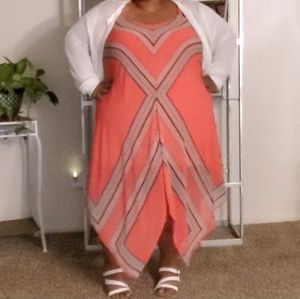 Pink Sleeveless Summer Dress